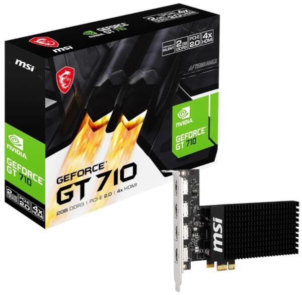 MSI nVidia Geforce GT 710 2GD3H 2GB PCIe 2 x16